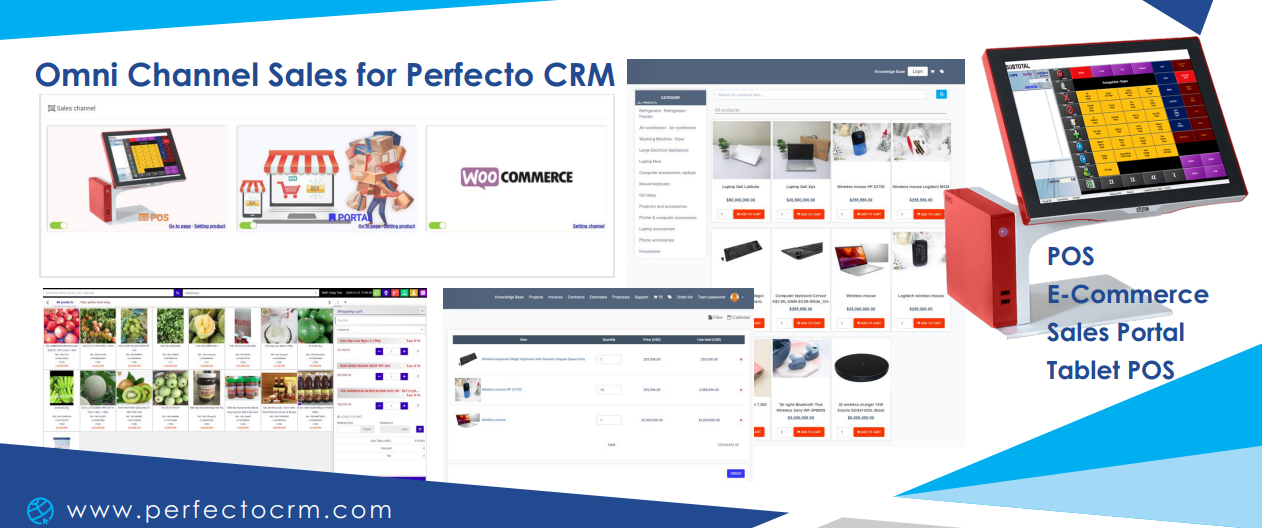 PerfectoCRM Omni Channel Sales original interfaces